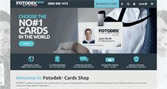 Desktop Screenshot of fotodekcards.co.uk