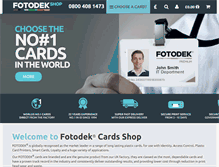 Tablet Screenshot of fotodekcards.co.uk